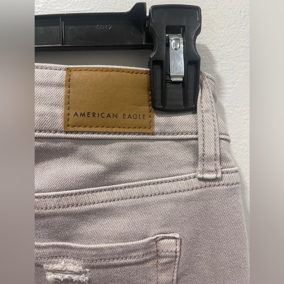 American Eagle Lavender Super Stretch Jeggings Sz 4 - Picture 5 of 7